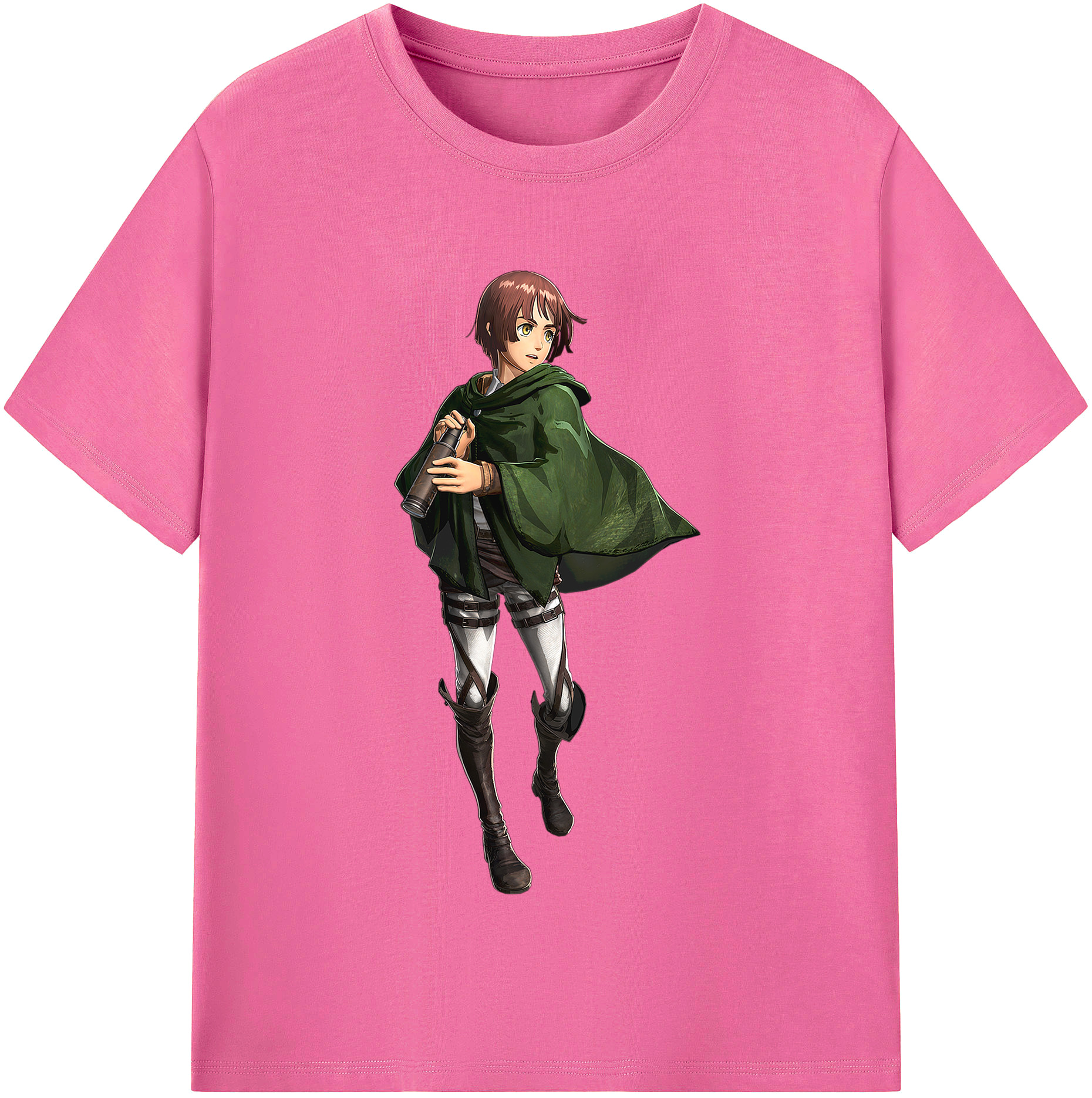 （画像用） 進撃の巨人 Attack on Titan レディースカジュアルプリントTシャツ（綿100％）